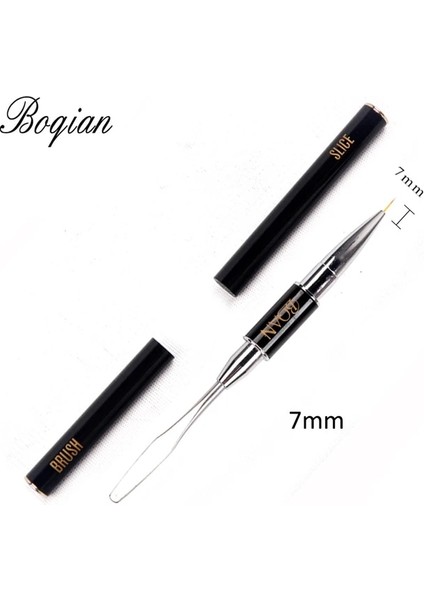 7mm Bqan 1 Adet Çift Taraflı Tırnak Resim Fırçası Spatula Poli Tırnak Jeli Kalem Manikür Ucu Uzatma Akrilik Oluşturucu Aksesuar Çubuk Aracı (Yurt Dışından)