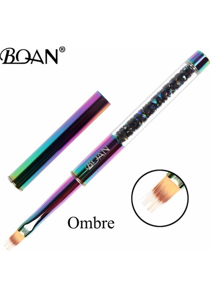 Gül Altın Bqan 1 Adet Tırnak Ombre Fırça Tırnak Sanat Boyama Kalem Fırça Uv Jel Lehçe Degrade Renk Taklidi Kristal Akrilik Tırnak Çizim Kalemi (Yurt Dışından) indirimleri