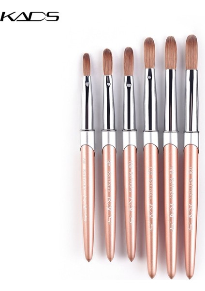 Boyutu 16 100% Saf Kolinsky Akrilik Tırnak Fırçası Gül Altın Kol Kolinsky Sable Kalem Uv Tırnak Jel Boyama Oyma Tırnak Sanat Aracı 6 #-16 # (Yurt Dışından) fırsatları