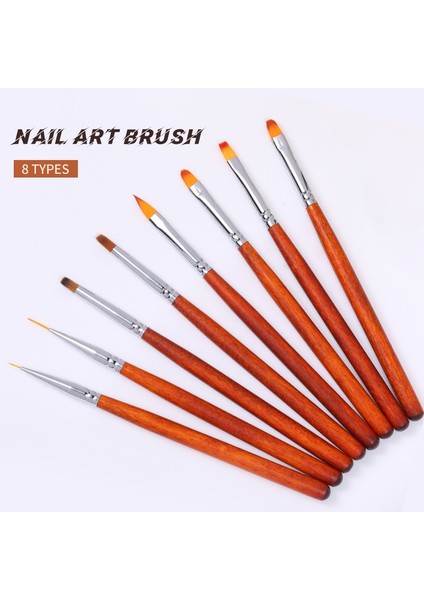 Desen 10 1 Adet Astar Tırnak Sanat Akrilik Sıvı Toz Oyma Uv Jel Uzatma Boyama Fırçası Hatları Astar Cetvel Kalemi Manikür Araçları (Yurt Dışından) fiyatları