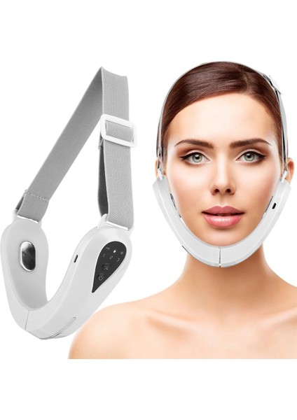 Beyaz Elektrikli V-Yüz Şekillendirme Masajı 3 Mod Hafif Güzellik Enstrüman Yüz Kaldırma Cihazı LED Foton Terapisi (Yurt Dışından) fiyatları