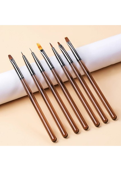 MS14 Akrilik Fransız Şerit Tırnak Sanat Astar Fırçası 3D Manikür Ultra-Ince Çizgi Çizim Kalem Uv Jel Fırçalar Gravür Boyama Araçları (Yurt Dışından) indirimleri