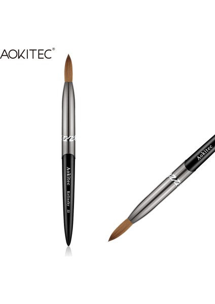 08 Aokitec Kolinsky Akrilik Tırnak Fırçası 1 Adet Siyah Uv Jel Lehçe Tırnak Sanat Uzatma Oluşturucu Kalem Çizim Fırçaları (Yurt Dışından) fiyatları