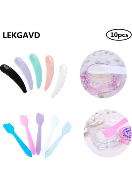 Ay Beyaz 10 Adet Renkli Yüz Göz Maske Krem Aplikatörü (Yurt Dışından) fiyatları