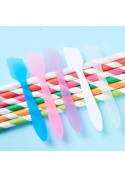 Ay Beyaz 10 Adet Renkli Yüz Göz Maske Krem Aplikatörü (Yurt Dışından) indirimleri