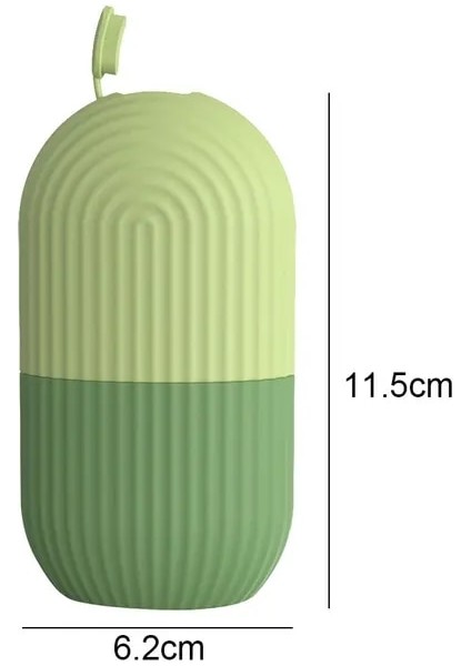 Yeşil Yüz Masajı Silikon Buz Rulosu (Yurt Dışından)