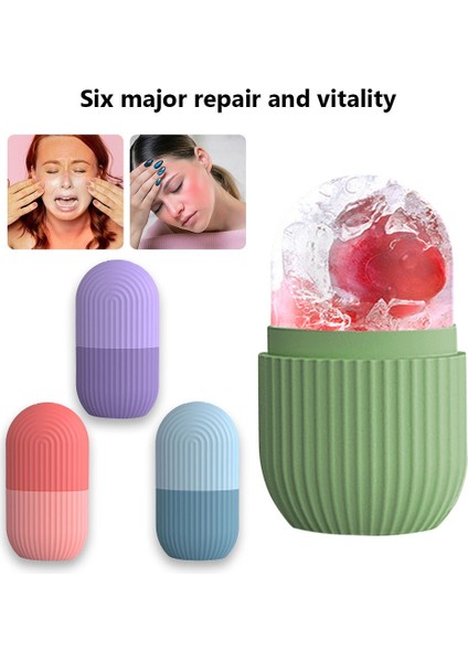 Yeşil Yüz Masajı Silikon Buz Rulosu (Yurt Dışından) fırsatları