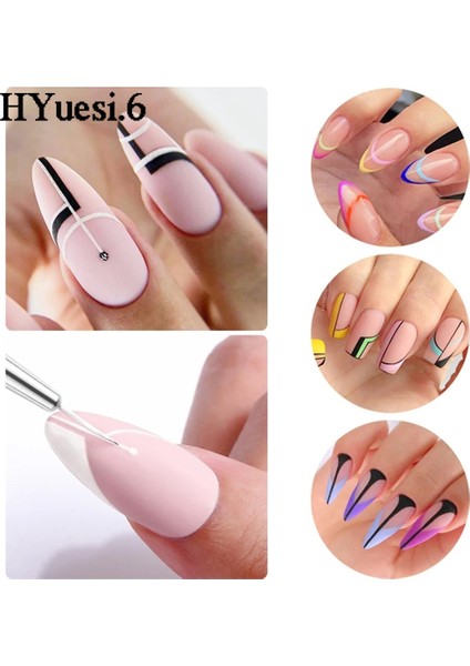 Yaratıcı Denizkızı Kuyruğu Tırnak Sanat Fırçaları Profesyonel Uv Jel Astar Şerit Süsleyen Boyama Çizim Kalemi Dıy Manikür Araçları (Yurt Dışından) fırsatları