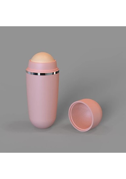 Pembe Yağ Emici Doğal Volkanik Taş Yüz Temiz Bakım Yağı Kontrolü Yeniden Kullanılabilir Yüz Masaj Rulo Cilt Bakımı Güzellik Makyaj Aracı (Yurt Dışından)