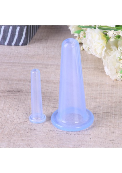 Açık Mavi 1/2 Adet Silikon Çukurluğu Emme Vakum Yüz Bacak Kol Gevşeme Masaj Fincan Emme Can Vakum Yüz Masaj Fincan (Yurt Dışından) indirimleri