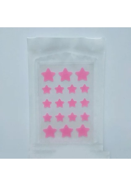 Pembe Yıldız Yeni Yıldız Sivilce Yama Çıkartmalar Göz Kamaştırıcı Renkli Yüz Bakımı Akne Temizleme Kapatıcı Yüz Nokta Cilt Bakımı Etiket Güzellik Makyaj Aracı (Yurt Dışından)