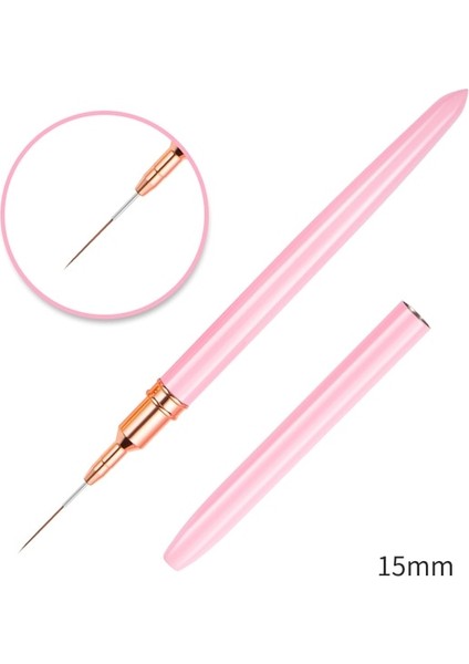 15MM Fransız Şerit Tırnak Sanat Astar Fırçası Tırnak Sanat Gömlekleri Çizgi Fırçaları 3D Ipuçları Çizgi Çizgili Dıy Çizim Kalemi Uv Jel Boyama Fırçaları (Yurt Dışından)