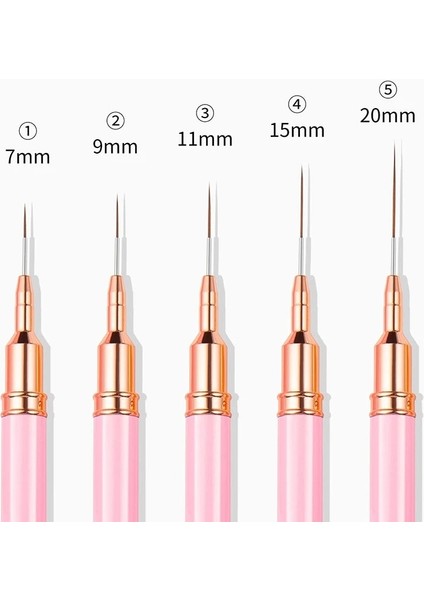 5mm Fransız Şerit Tırnak Sanat Astar Fırçası Tırnak Sanat Gömlekleri Çizgi Fırçaları 3D Ipuçları Çizgi Çizgili Dıy Çizim Kalemi Uv Jel Boyama Fırçaları (Yurt Dışından) indirimleri