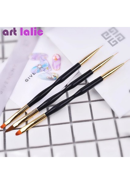 01 Yeni 1 Adet Çift Uçlu Tırnak Fırçası Boyama Çizim Hatları Kalem 3D Ipuçları Dıy Uv Jel Çiçekler Tasarım Tırnak Sanat Kitapları Salon Manikür Araçları (Yurt Dışından) modelleri