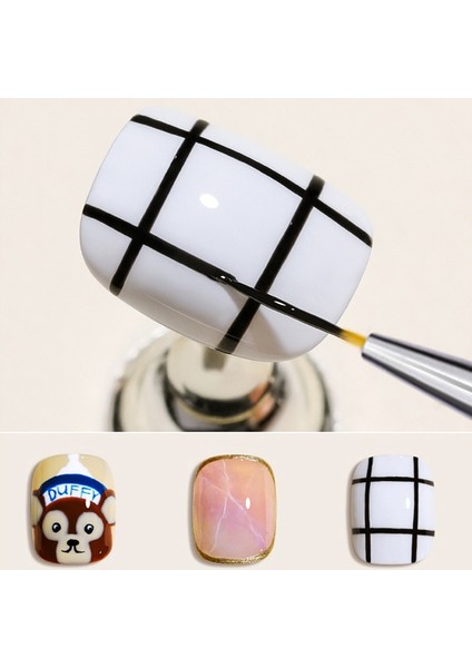 Mor-02 Tırnak Resim Fırçası Astar Şerit Çiçek Çizim Boyama Kalem Akrilik Uv Jel Uzatma Izgaraları Fırça Dıy Tasarım Çizim Manikür Araçları (Yurt Dışından) modelleri