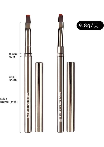 2 Adet Gri 1/2/5 Adet Tırnak Tutkal Fototerapi Kalemi Uv Jel Fırça Kalem Akrilik Tırnak Sanat Boyama Çizim Fırçası Manikür Profesyonel Fırçalar Aracı (Yurt Dışından)