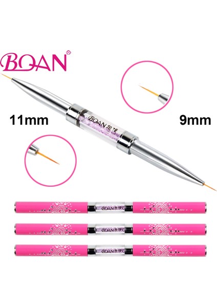 6mm 7mm Bqan Çift Kafa Yeni Nail Art Liner Fırça Aracı Oyma Kristal Ultra-Ince Çizgi Çizim Kalem Çekme Tel Fototerapi Çiçek Tırnak Sanat (Yurt Dışından) fiyatları