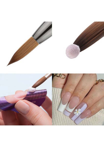 08 Aokitec Kolinsky Akrilik Tırnak Fırçası 1 Adet Siyah Uv Jel Lehçe Tırnak Sanat Uzatma Oluşturucu Kalem Çizim Fırçaları (Yurt Dışından) fırsatları