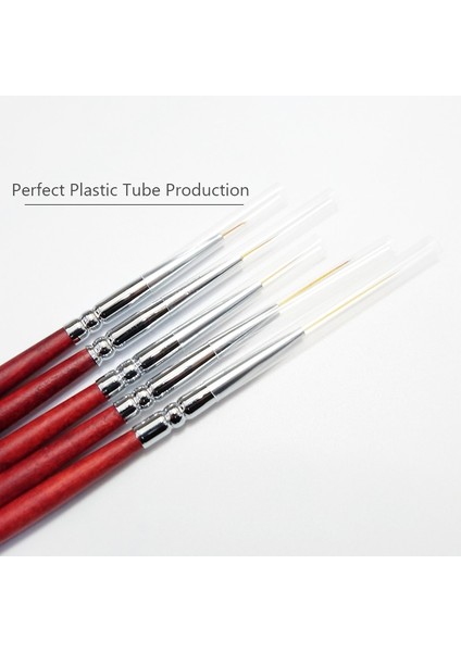 1 Adet 6mm Kalem 5 Adet Tırnak Sanat Fırçaları Ahşap Astar Çizim Fransız Şerit Boyama Fırçası Manikür Tırnak Aksesuarı ve Aracı (6/9/12/18/24MM) (Yurt Dışından) indirimleri