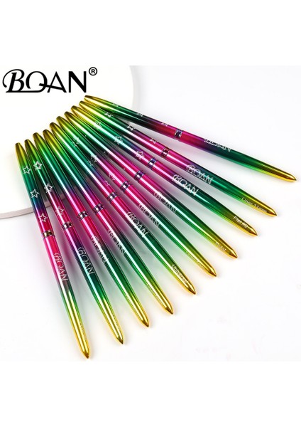 Petal Bqan 1 Adet Yıldız Degrade Tırnak Resim Fırçası Elmas Degrade Tırnak Fırçası Çizgi Boyama Fırçaları Çivi Kristal Akrilik Astar Çizim Kalemi (Yurt Dışından) fırsatları