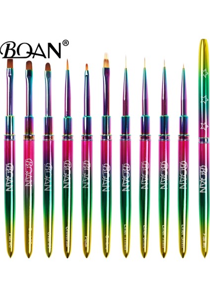 Petal Bqan 1 Adet Yıldız Degrade Tırnak Resim Fırçası Elmas Degrade Tırnak Fırçası Çizgi Boyama Fırçaları Çivi Kristal Akrilik Astar Çizim Kalemi (Yurt Dışından) indirimleri