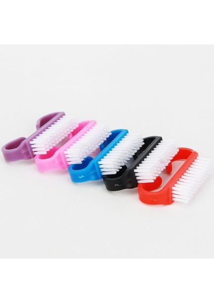 Beyaz 100 Adet Opak Renk Tırnak Fırçası Pembe/siyah/mor/kırmızı/mavi Tasarım Manikür Toz Tozu Çivi Sanat Bakım Aracı Temiz Yumuşak Aksesuar (Yurt Dışından) indirimleri