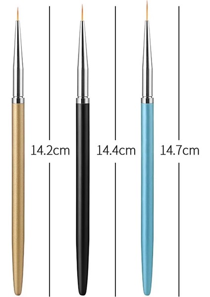 G Profesyoneller Nail Art Liner Fırça Seti Ultra-Ince Uv Jel Lehçe Boyama Çizim Çiçek Kalem Manikür Tasarım Seti (Yurt Dışından) indirimleri