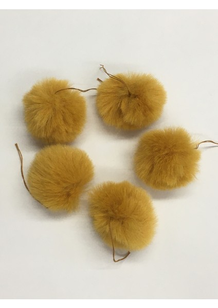 Ponpon 4 cm 5 Li Set Hardal