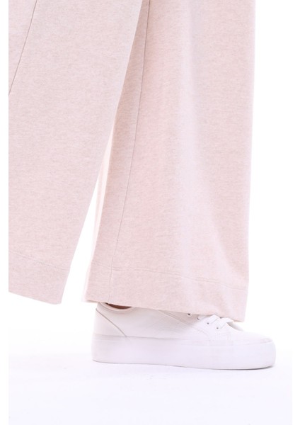 Kadın Oversize Bol Paçalı Pantolon Bej fırsatları