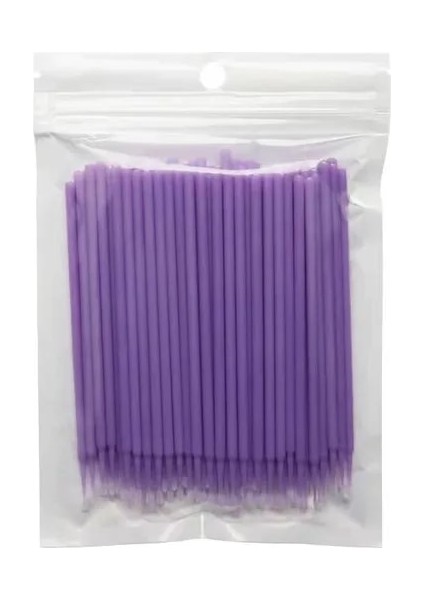 PL-100PCS Yeni 100/5 Adet/torba Tek Kullanımlık Microbrush Kirpik Uzatma Bireysel Kirpik Çıkarma Çubuğu Mikro Fırça Kirpik Uzatma Araçları (Yurt Dışından)