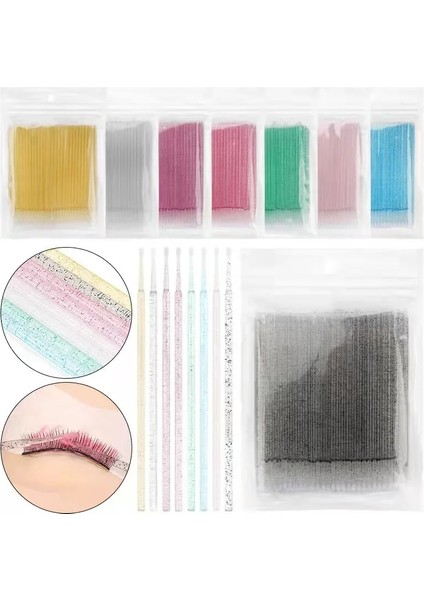PL-100PCS Yeni 100/5 Adet/torba Tek Kullanımlık Microbrush Kirpik Uzatma Bireysel Kirpik Çıkarma Çubuğu Mikro Fırça Kirpik Uzatma Araçları (Yurt Dışından) fiyatları