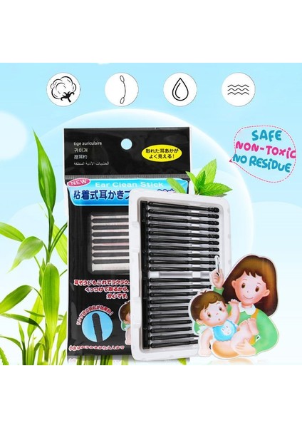 20 Adet/paket Tek Kullanımlık Yapışkan Kulak Çubuklarından Spiral Ipuçları Balmumu Temizleme Sökücü Aracı Kiti Burun Temizleyici Sopa Taşınabilir Ddca (Yurt Dışından)
