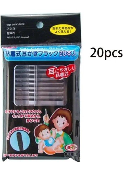 20 Adet/paket Tek Kullanımlık Yapışkan Kulak Çubuklarından Spiral Ipuçları Balmumu Temizleme Sökücü Aracı Kiti Burun Temizleyici Sopa Taşınabilir Ddca (Yurt Dışından) fiyatları