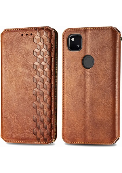 Google Pixel 4A Kart Tutuculu Cüzdan Kılıfı, Pu Deri Çevirme Çubuğu Darbeye Dayanıklı Kapak (Yurt Dışından) indirimleri