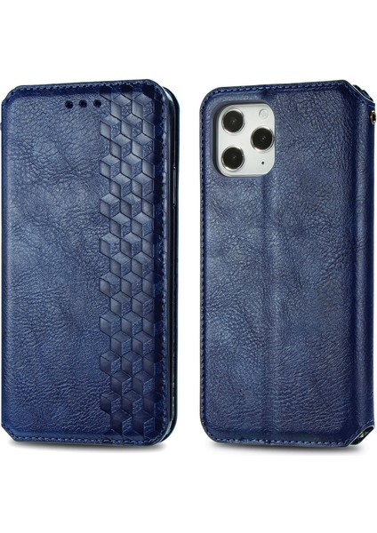 iPhone 12 Pro Max Kart Tutuculu Cüzdan Kılıfı, Pu Deri Çevirme Çubuğu Darbeye Dayanıklı Kapak (Yurt Dışından)