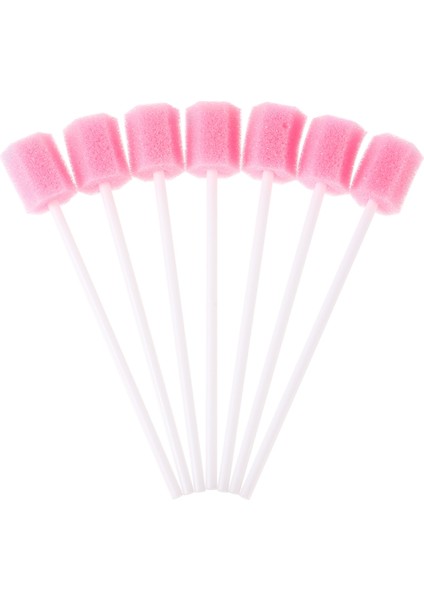 Pembe Swablar Tek Kullanımlık Sünger Ağız Yetişkin Süngerler Sopa Kuru Temizleme Swabsteeth Yaşlı Çocuk Yaşlı Diş Vaapes (Yurt Dışından)