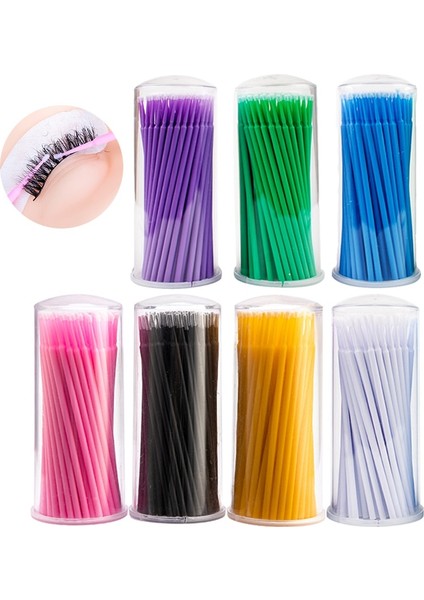 500 Adet Sarı Paket 500/100 Adet/torba Tek Kullanımlık Microbrush Kirpik Uzatma Bireysel Kirpik Çıkarma Çubuğu Mikro Fırça Kirpik Uzatma Araçları Için (Yurt Dışından) fiyatları