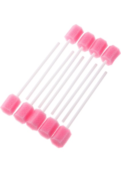 Pembe 100 Adet Temizleme Süngeri Ağız Süngerleri Sopa Swablar Yaşlı Kürdan Çocuk Diş Çocuk (Yurt Dışından) indirimleri