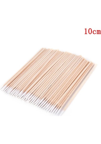 2 100 Adet Pamuklu Çubukla Sağlık Makyaj Kozmetik Kulak Temiz Pamuklu Çubuk Çubuk Tomurcuk Ucu 7.5/10 cm Ahşap Pamuk Kafa Çubukla (Yurt Dışından)