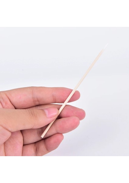 2 100 Adet Pamuklu Çubukla Sağlık Makyaj Kozmetik Kulak Temiz Pamuklu Çubuk Çubuk Tomurcuk Ucu 7.5/10 cm Ahşap Pamuk Kafa Çubukla (Yurt Dışından)