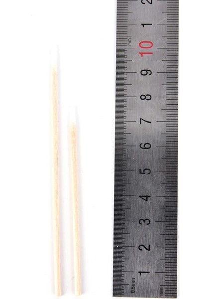 2 100 Adet Pamuklu Çubukla Sağlık Makyaj Kozmetik Kulak Temiz Pamuklu Çubuk Çubuk Tomurcuk Ucu 7.5/10 cm Ahşap Pamuk Kafa Çubukla (Yurt Dışından)
