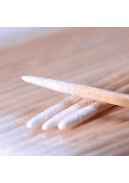 300PCS7CM Tek Kullanımlık Pamuklu Çubukla Tüy Bırakmayan Mikro Fırçalar Ahşap Pamuk Tomurcukları Swablar Kulak Temiz Sopa Kirpik Uzatma Tutkal Çıkarma Aracı (Yurt Dışından)