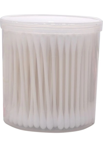 Beyaz 200 Adet Keskin Yuvarlak Spiral Kafa Pamuklu Çubukla Kulak Temizleme Çubuğu Kozmetik Temizleme Çubukları Çift Taraflı Tasarım Kozmetik Aracı (Yurt Dışından) modelleri