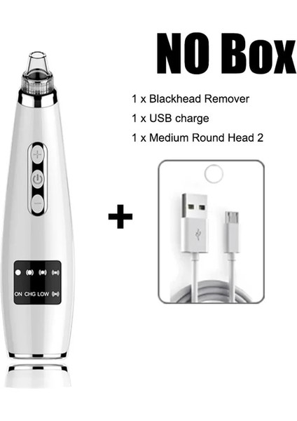Hıçbır Kutu Tinwong Siyah Nokta Çıkarıcı Vakum, Elektrikli Yüz Comedo Emme Gözenek Temizleyici Çıkarıcı Aracı, 5 Değiştirilebilir Emme Kafaları (Yurt Dışından)