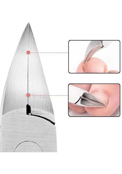 Gül Altın Profesyonel Tırnak Sanat Kesme Makası Ölü Cilt Kesme Parlatma Zımpara Manikür Bakım Araçları Paslanmaz Çelik Tırnak Kesici Makas (Yurt Dışından) fırsatları