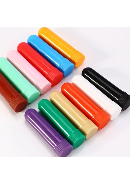 Rastgele Renk 12 Adet Uçucu Yağ Aromaterapi Boş Nazal Solunum Cihazı Çubukları Beyaz Pamuk Fitilleri ile 12 Boş Tüpler Taşınabilir Rastgele Renk (Yurt Dışından) fırsatları
