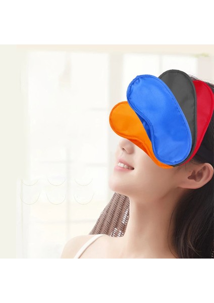 Beyaz Uyku Maskesi Kör Hafif Göz Maskesi Uyku Şekerleme Erkek Kadın Çalışan Öğrenci Seyahat Oyun Parti Körü Körüne Polyester Göz Kapağı (Yurt Dışından) modelleri