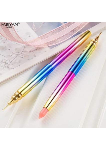 Pembe 1 Nail Art Balmumu Süsleyen Kalem Kalem Tırnak Taklidi Seçici Mücevher Boncuk Araçları Kendinden Yapışkanlı (Yurt Dışından) modelleri
