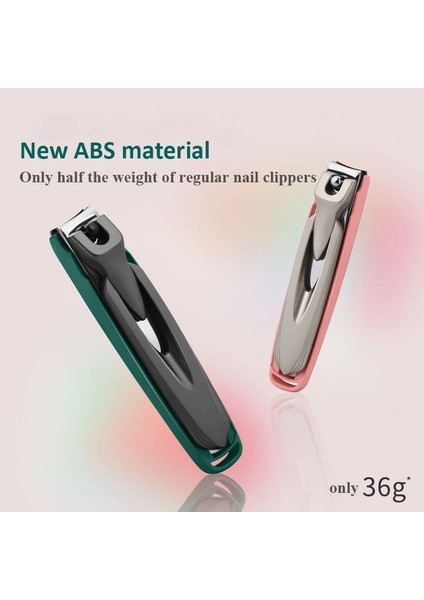 Yeşil Eğik Morandi Renkli Tırnak Makası Anti Sıçrama Tırnak Kesici Paslanmaz Çelik Manikür Araçları Tırnak Makası Ayrılabilir Tasarım (Yurt Dışından) indirimleri