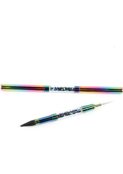 Göz Kamaştırıcı Renk Angnya Çift Uçlu Nail Art Süsleyen Kalem Mum Boya Taklidi Metal Kolu Boncuk Seçici Balmumu Kalem Göz Kamaştırıcı Renk Dıy Manikür Araçları (Yurt Dışından) modelleri